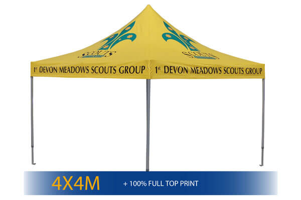 Devon Scouts Printed Marquee