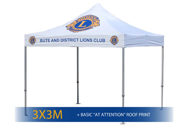Lions Club Custom Branded Shelter
