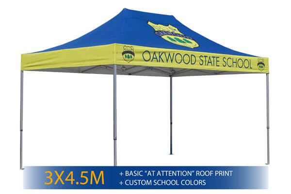 Oakwood State School Custom Branded Shelter