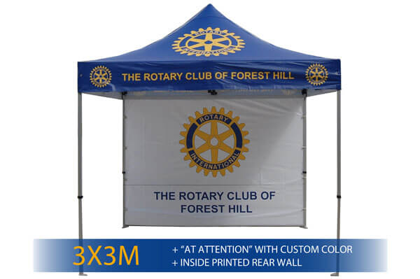 Rotary Club Of Forest Hill Printed Gazebo Tent