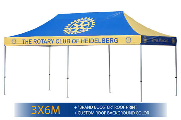 Rotary Club Of Heidelberg Printed Gazebo Tent
