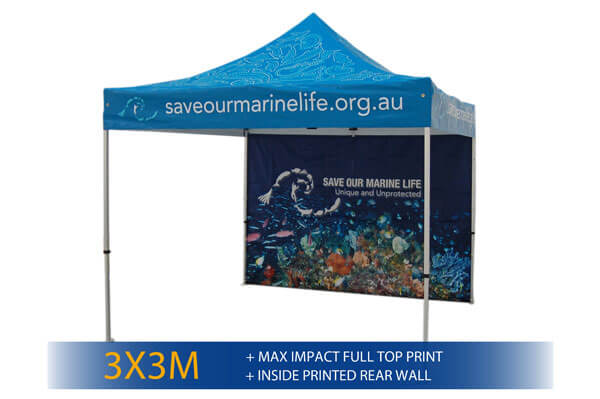 Save Our Marine Life Printed Gazebo Tent