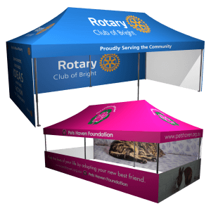 4m x 8m Printed Marquees